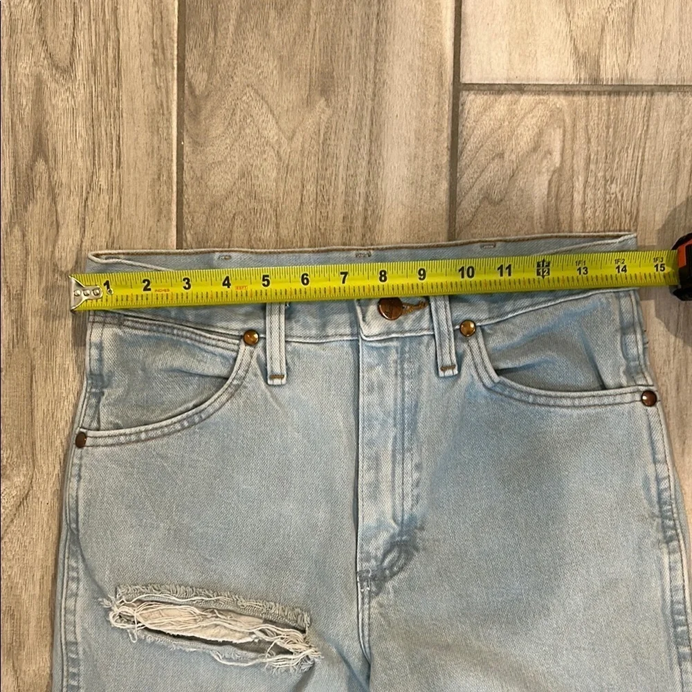 Wrangler Light Blue Distressed Jeans